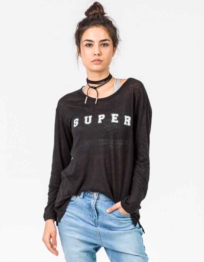 Super L/S Linen Tee – Bild 2